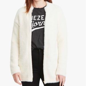 JCrew Point Sur Furry Zip Jacket Size M